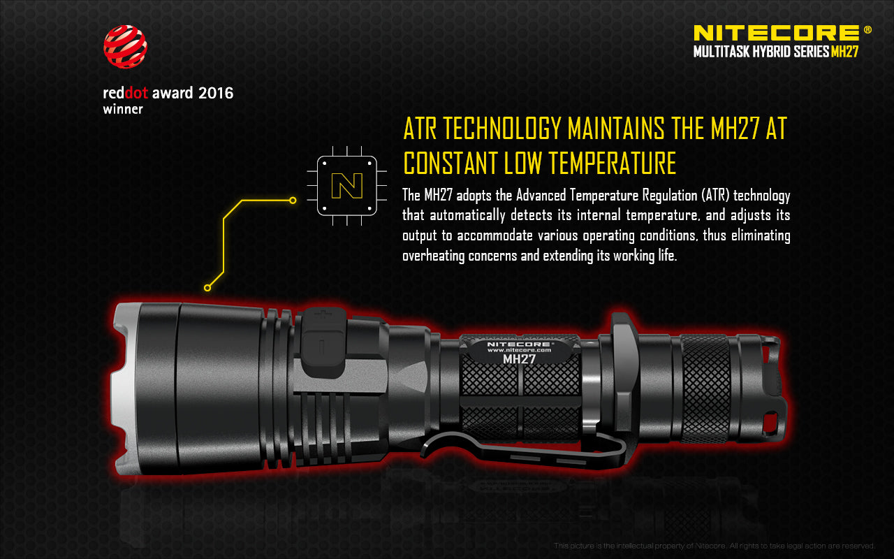 NITECORE ALL CLIMATE TACTICAL BLAZE LED FLASHLIGHT - MH27
