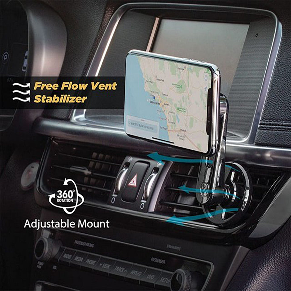 SCOSCHE MAGICMOUNT 15W WIRELESS MOBILE PHONE CHARGER FREE FLOW VENT  - MQ2VP2-XT