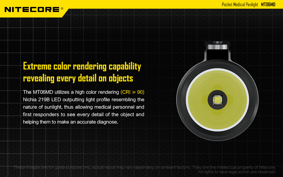 NITECORE MEDICAL FLASHLIGHT - MT06MD