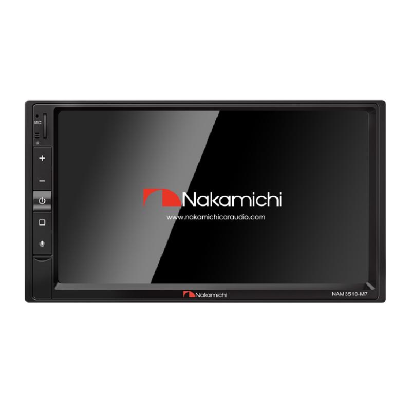 NAKAMICHI HEAD UNIT NAM3510 CARPLAY/ANDROID AUTO DOUBLE DIN - NAM3510-M7