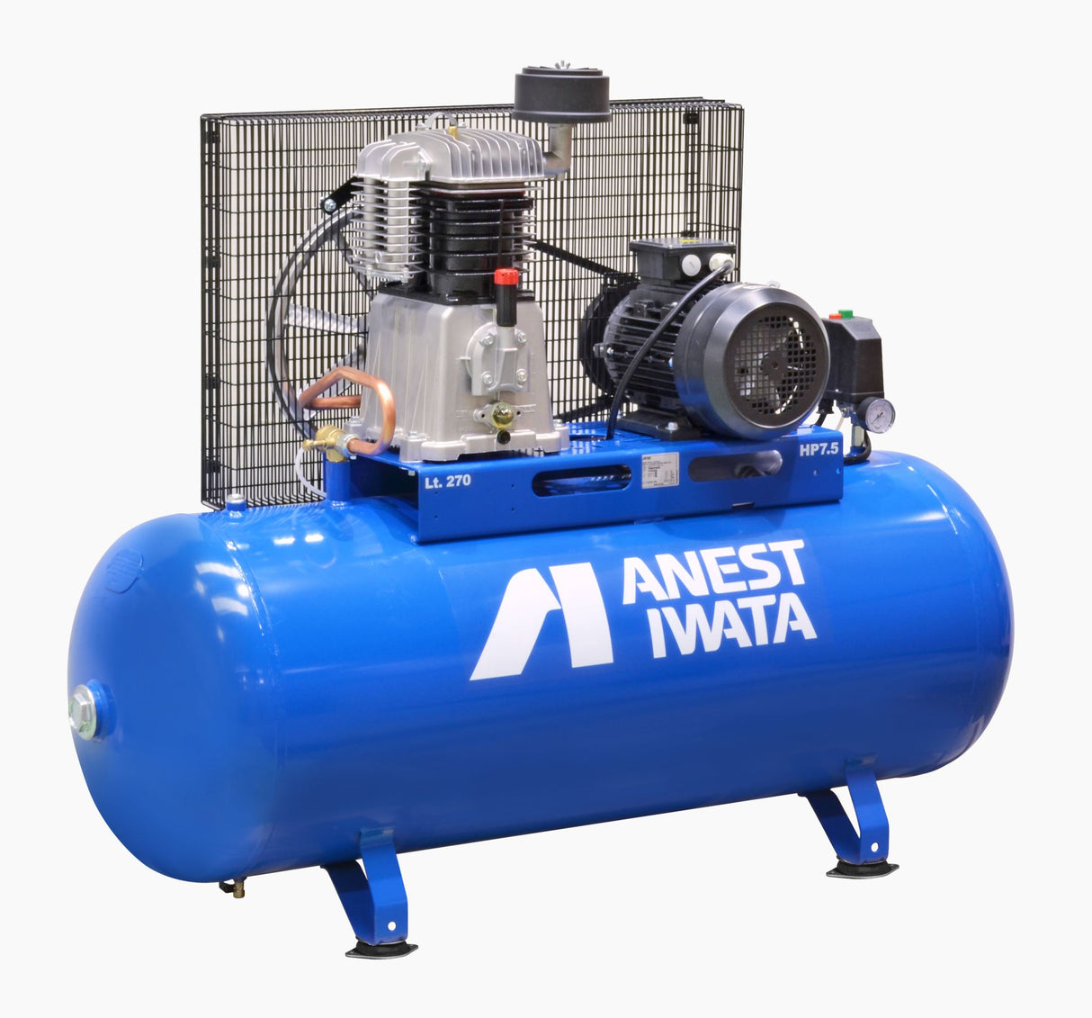IWATA COMPRESSOR 7.5HP 3 PHASE 29.6CFM / 840LPM 270L - NB75CE270