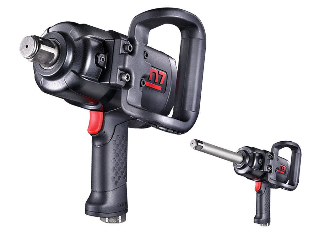 M7 AIR IMPACT WRENCH 1" DRIVE 6" EXTENDED ANVIL PISTOL - NC-8266P-6