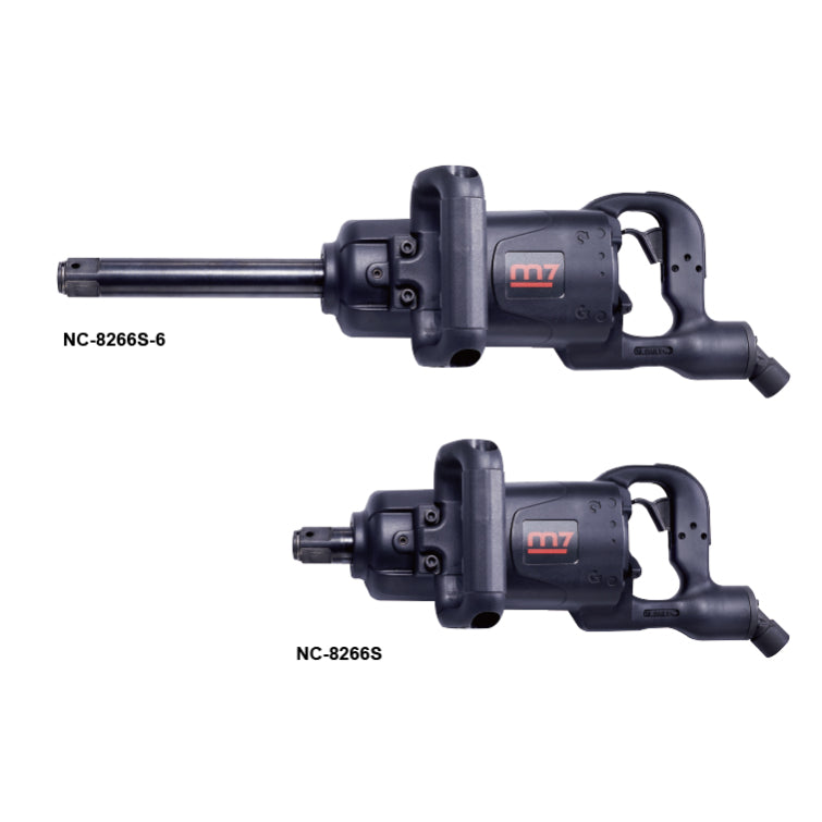 M7 AIR IMPACT WRENCH 1" DRIVE TWIN HAMMER 6" ANVIL 2300FT - NC-8266S-6