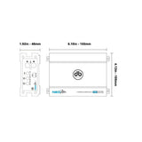 DB DRIVE AMP NEO MINI MONO -  1 x 250 RMS @ 4 OHM / 1 X 500 RMS @ 2 OHM - NEOM1