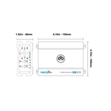 DB DRIVE AMP NEO MINI 4 CH - 4 X 50 RMS @ 4 OHM / 4 X 100W RMS @ 2 OHM - NEOM4