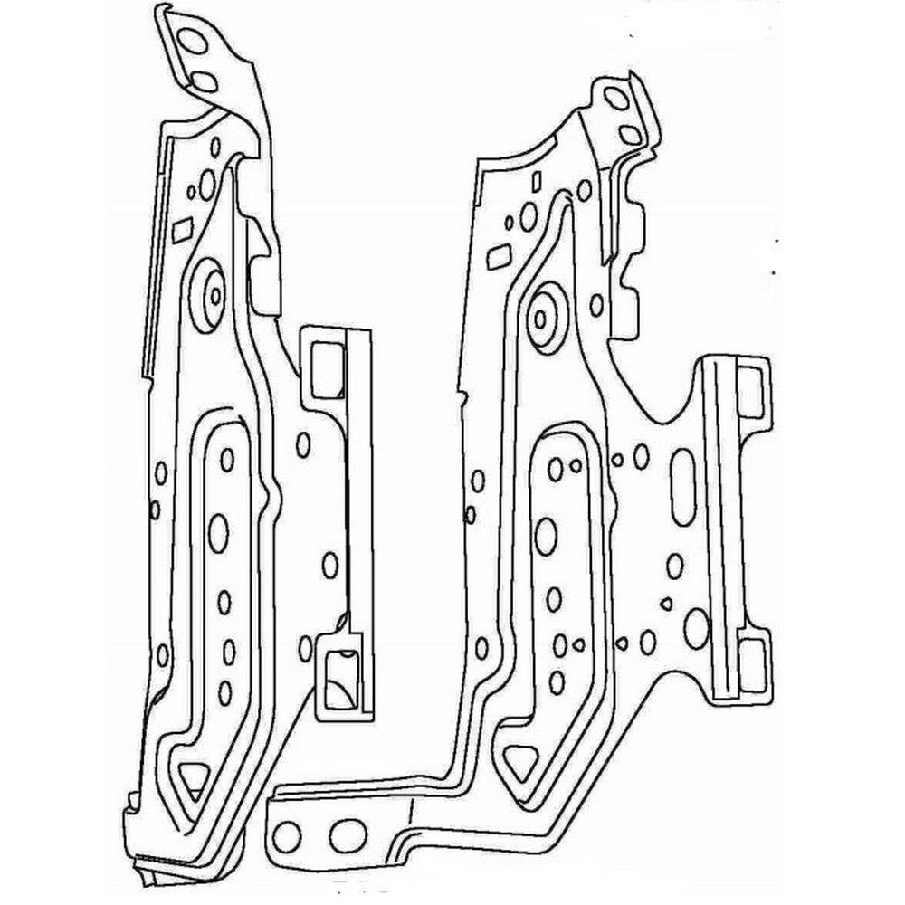 ARISTO JZS16# 1997 ON SIDE BRACKETS - NO214LHRH