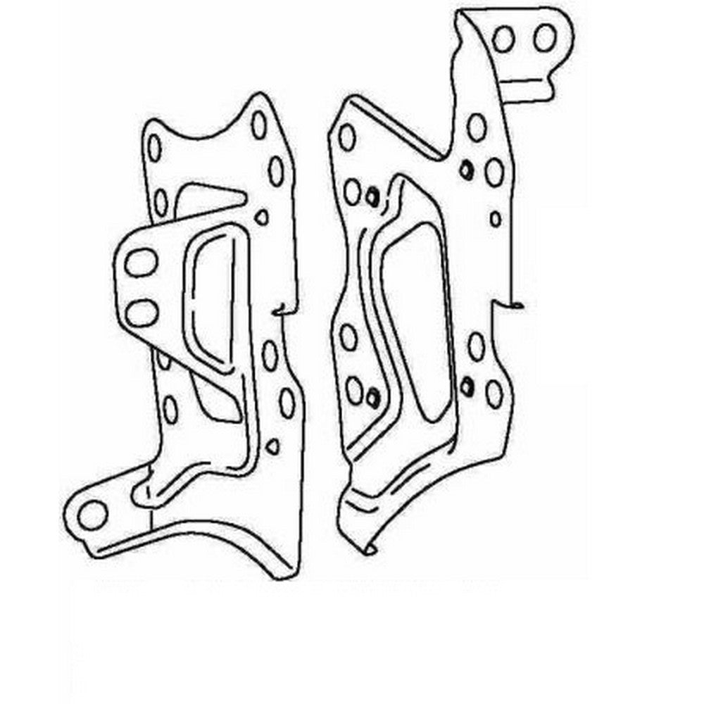 TOYOTA WISH 2003 ON SIDE BRACKETS - NO241LHRH