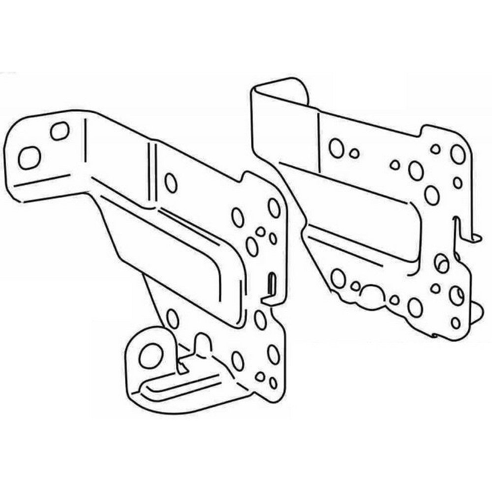 TOYOTA RACTIS NCP100  2005 TO 2010 RADIO BRACKETS - NO261LHRH