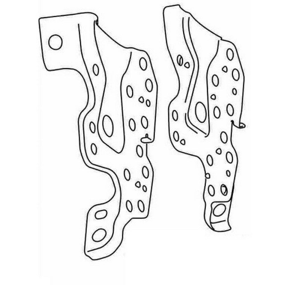 TOYOTA IST 2006 ON SIDE MOUNT BRACKETS - NO266LHRH
