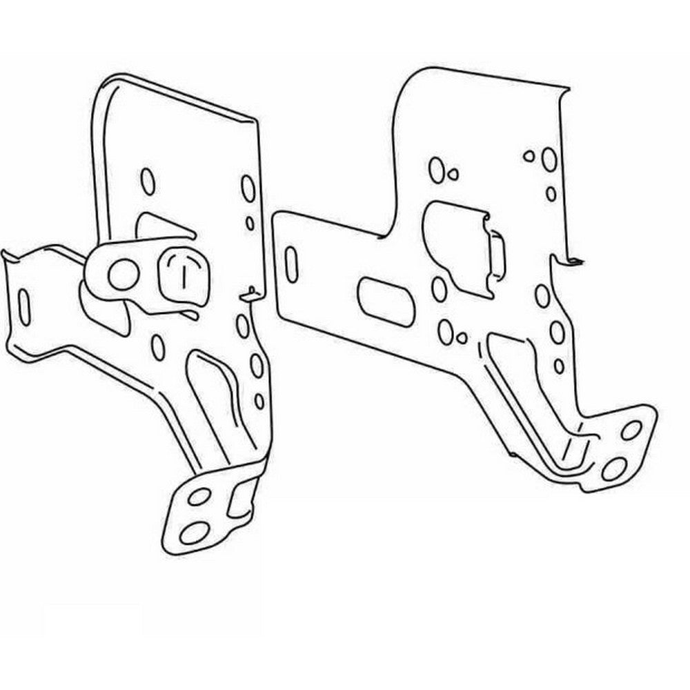 TOYOTA HILUX 2007 2011 ON SIDE MOUNT BRACKETS - NO289LHRH