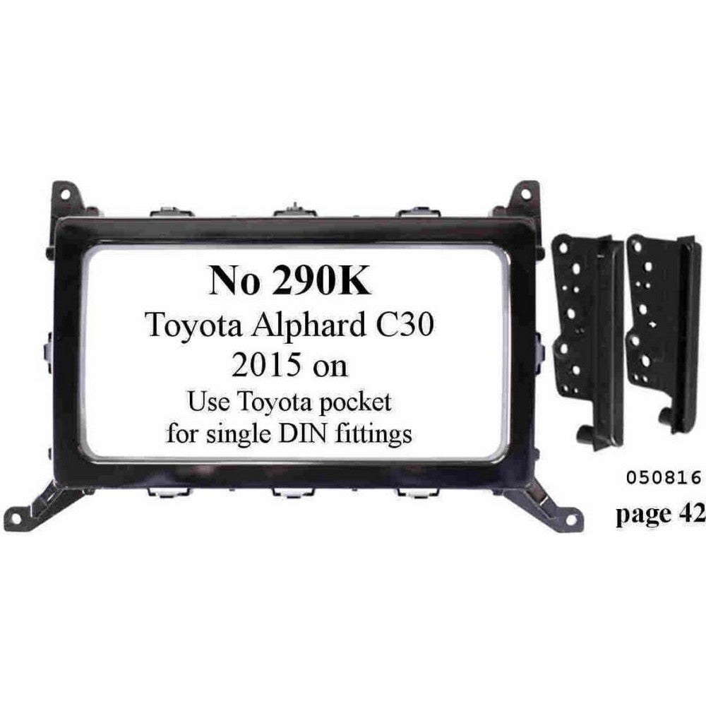 TOYOTA ALPHARD FASCIA KIT C30 2015 ON - NO290K