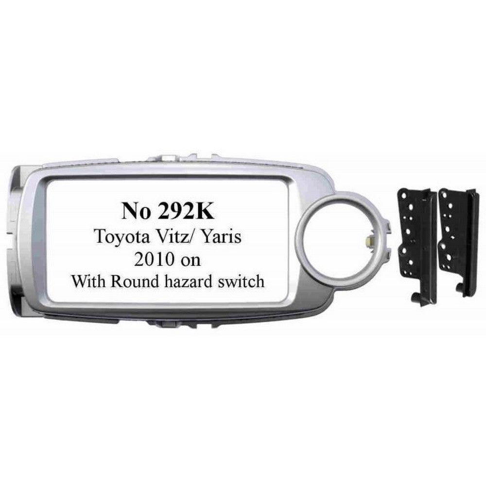 TOYOTA VITZ YARIS 2010 ON SILVER ROUND HAZARD - NO292K