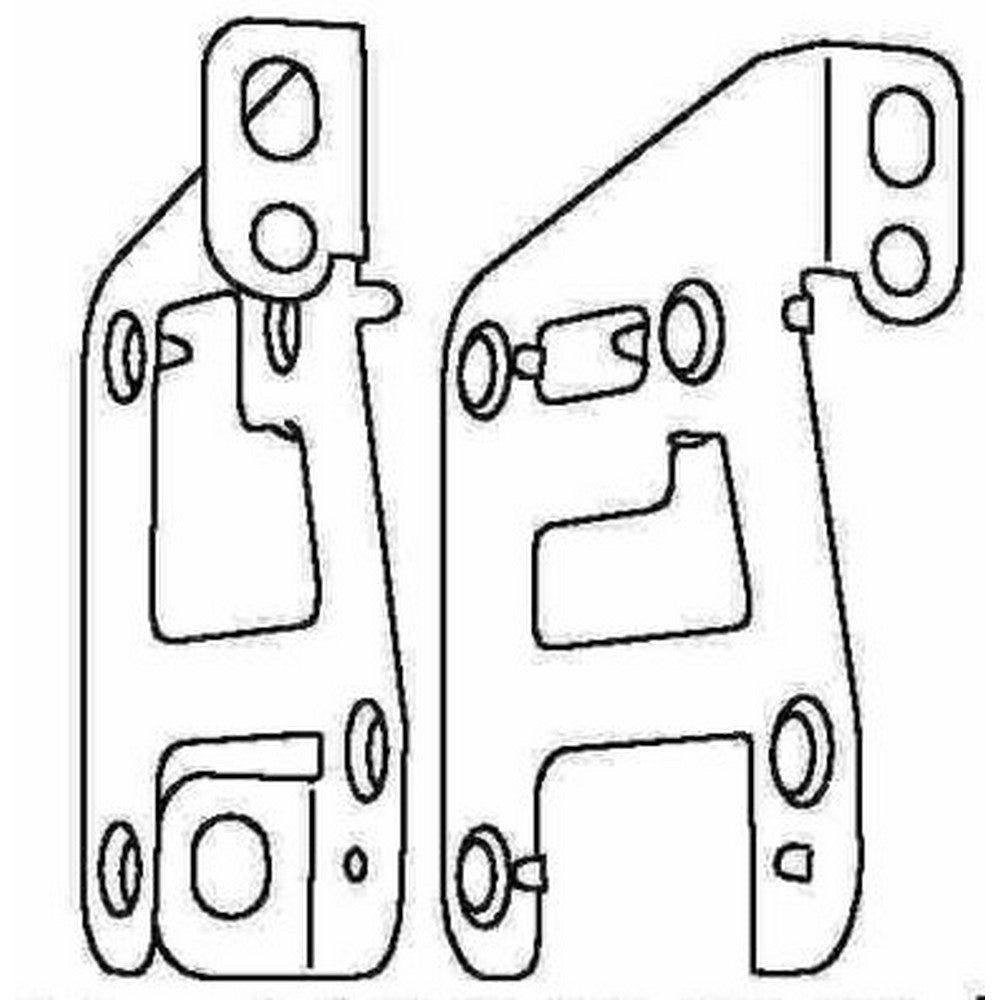 SURF / HILUX / YM5 / 60 1985-89 SIDE BRACKETS - NO445LHRH