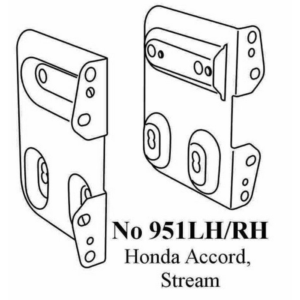 HONDA ACCORD SIDE BRACKETS - NO951LHRH