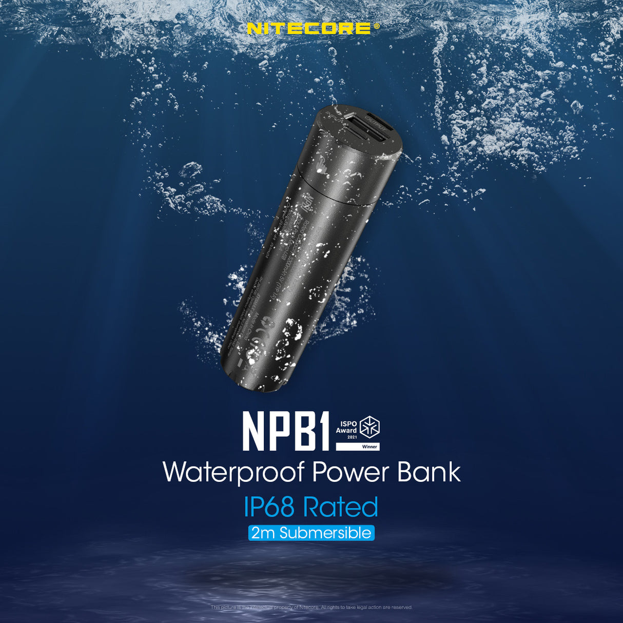 NITECORE 5000MAH POWER BANK WATERPROOF - NPB1