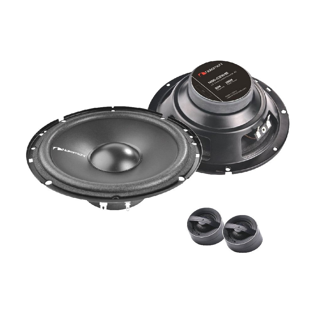 NAKAMICHI 6.5" COMPONENT SPEAKERS PAIR 200W - NSE-CS1618