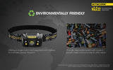 NITECORE USB RECHARGEABLE LED HEADLAMP - NU32