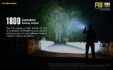 NITECORE 1800 LUMEN ADVANCED TACTICAL TORCH - P18