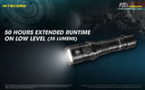NITECORE RECHARGEABLE TACTICAL LED FLASHLIGHT WITH CERAMIC-TIPPED STRIKE  - P20I