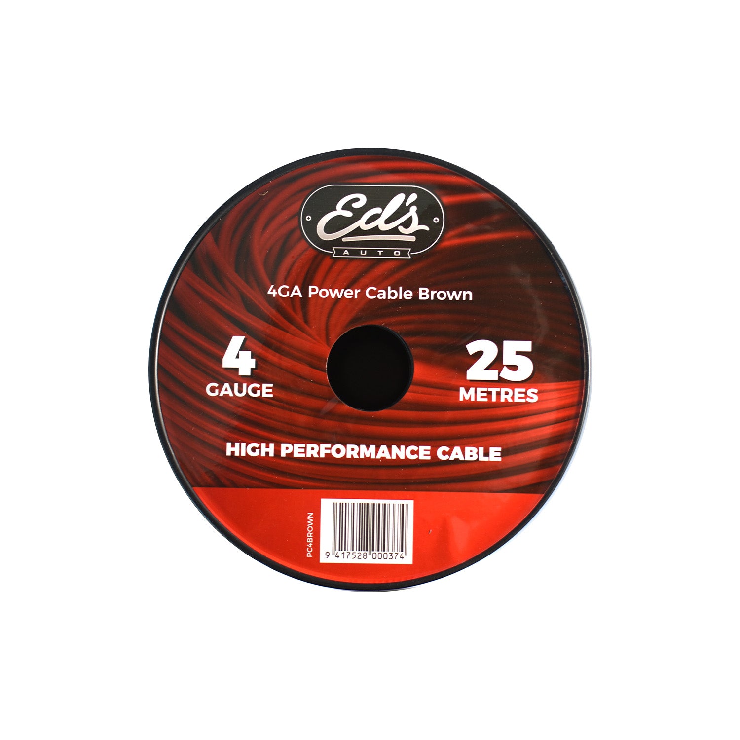 EDS 4 GAUGE 21.2MM2 CCA POWER CABLE MATT FLEXIBLE FROSTED BROWN 25 ME - PC4BROWN