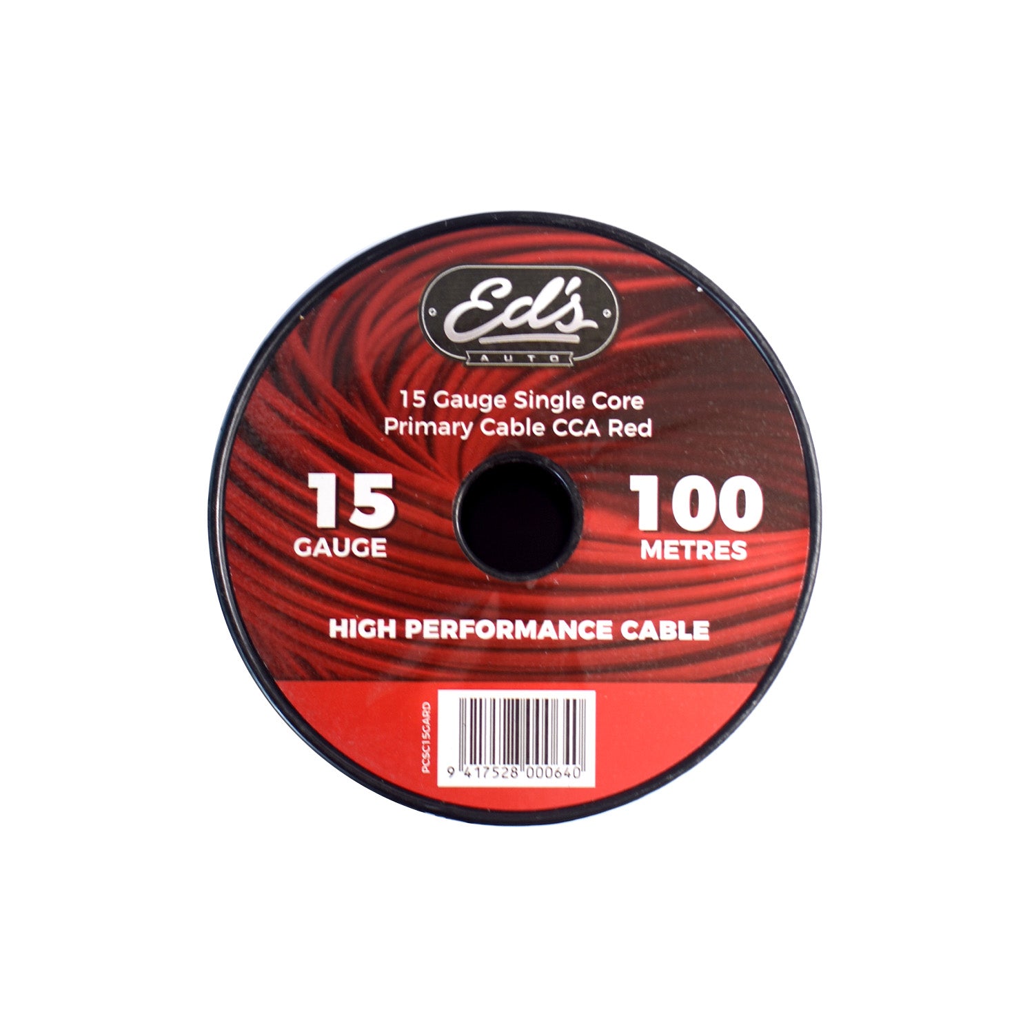 EDS 15 GAUGE SINGLE CORE PRIMARY CABLE CCA 100M RED - PCSC15GARD