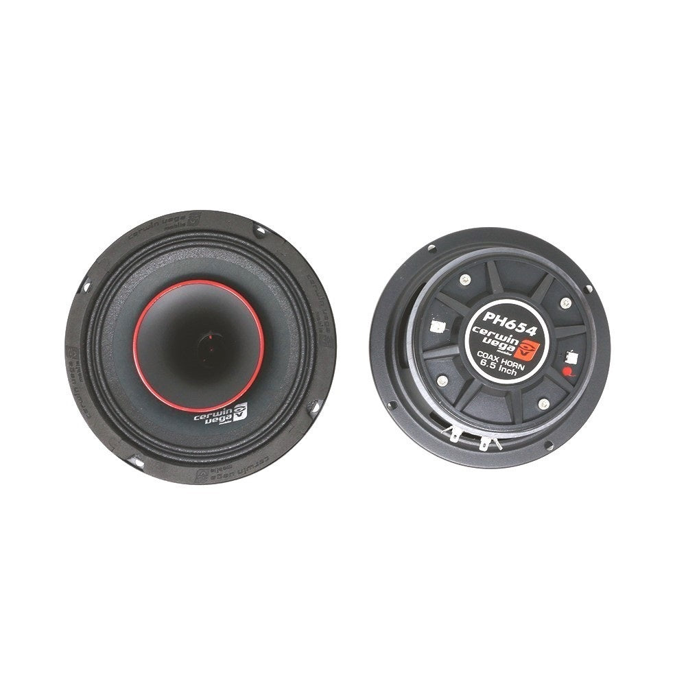 CERWIN VEGA 6.5" SPEAKERS 300W PAIR PRO FULL RANGE CO-AX HORN - PH654