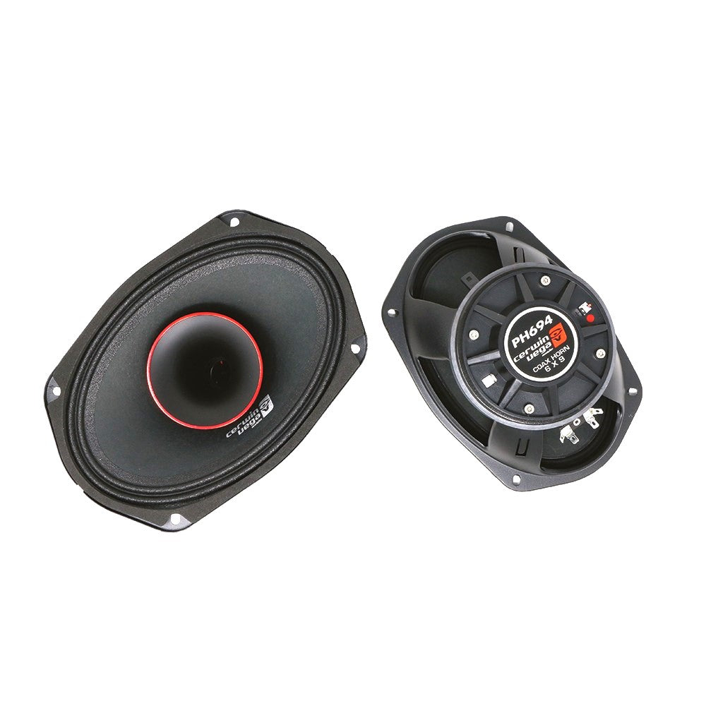 CERWIN VEGA 6" X 9" SPEAKERS 320W PAIR PRO FULL RANGE CO-AX HORN - PH694