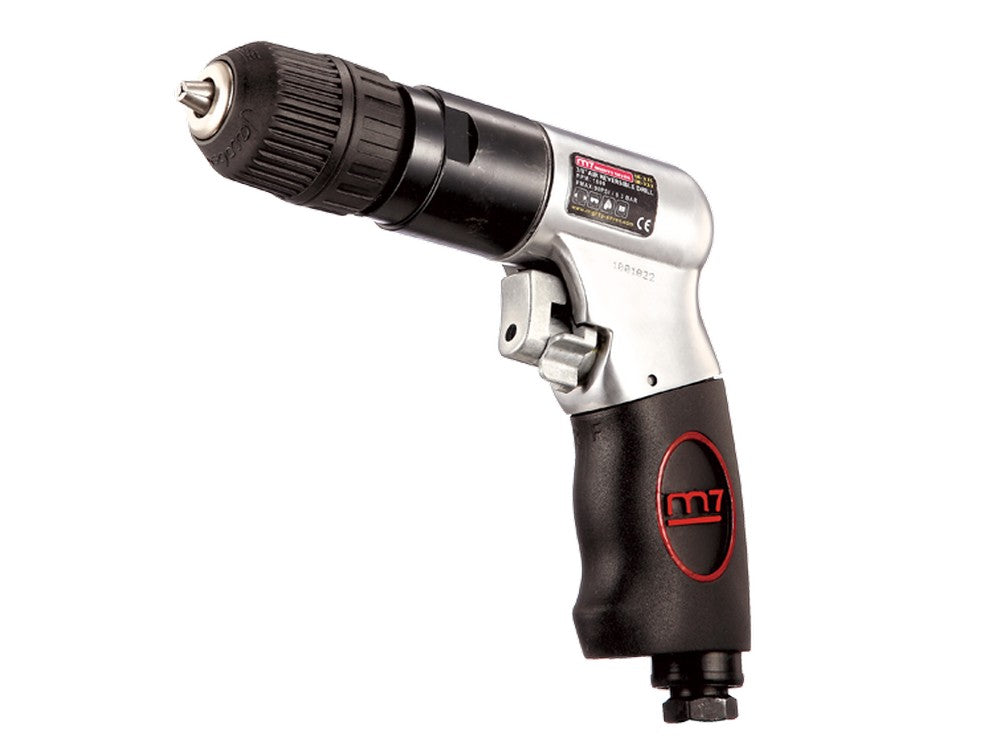 M7 REVERSIBLE 3/8" AIR DRILL WITH KEYLESS CHUCK - QE-331