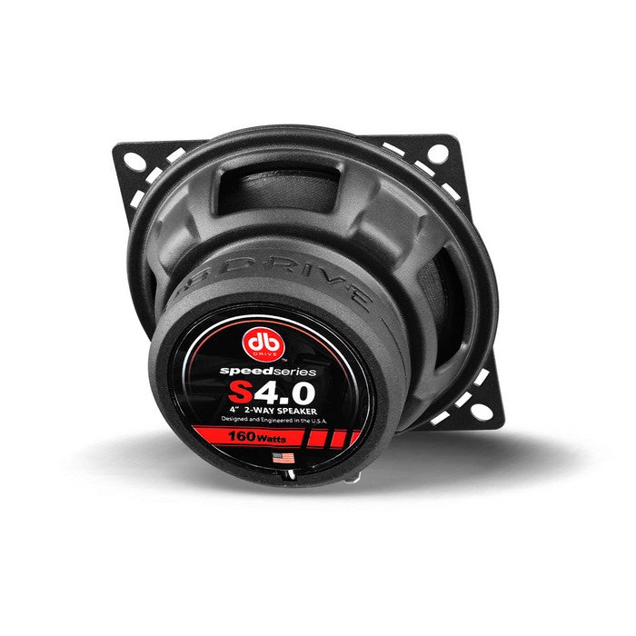 DB DRIVE 4" SPEAKERS 55W RMS PAIR SPEED SERIES COAXIAL - S40