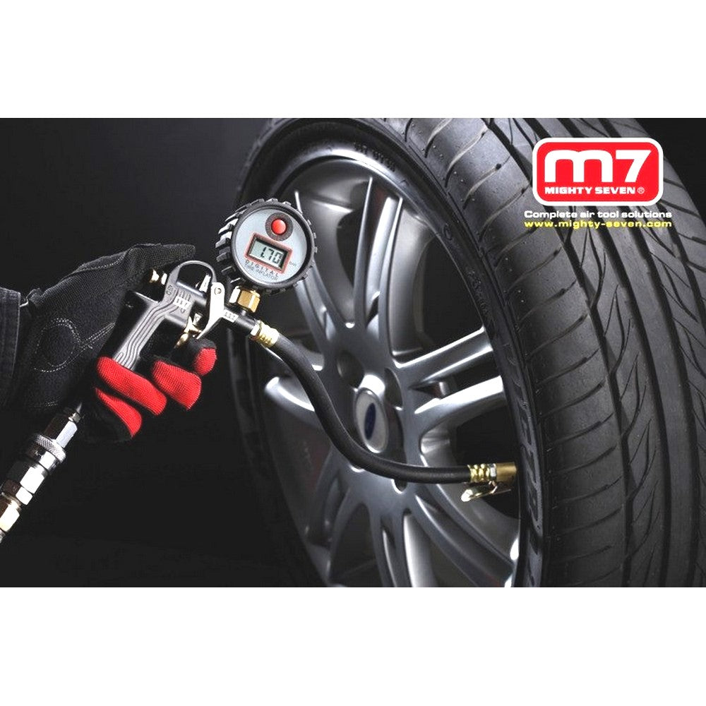 M7 DIGITAL TYRE INFLATOR PSI AIR TOOL TO WORK WITH AIR COMPRESSOR - SB-201P