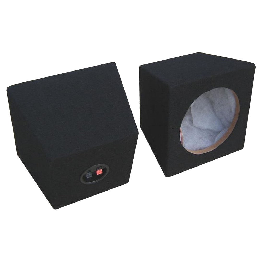 SPEAKER BOX 6.5" BLACK CARPET (PAIR) - SB06