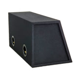 SUBWOOFER BOX FOR 2 x 10" SUB DOUBLE BLACK - SB210