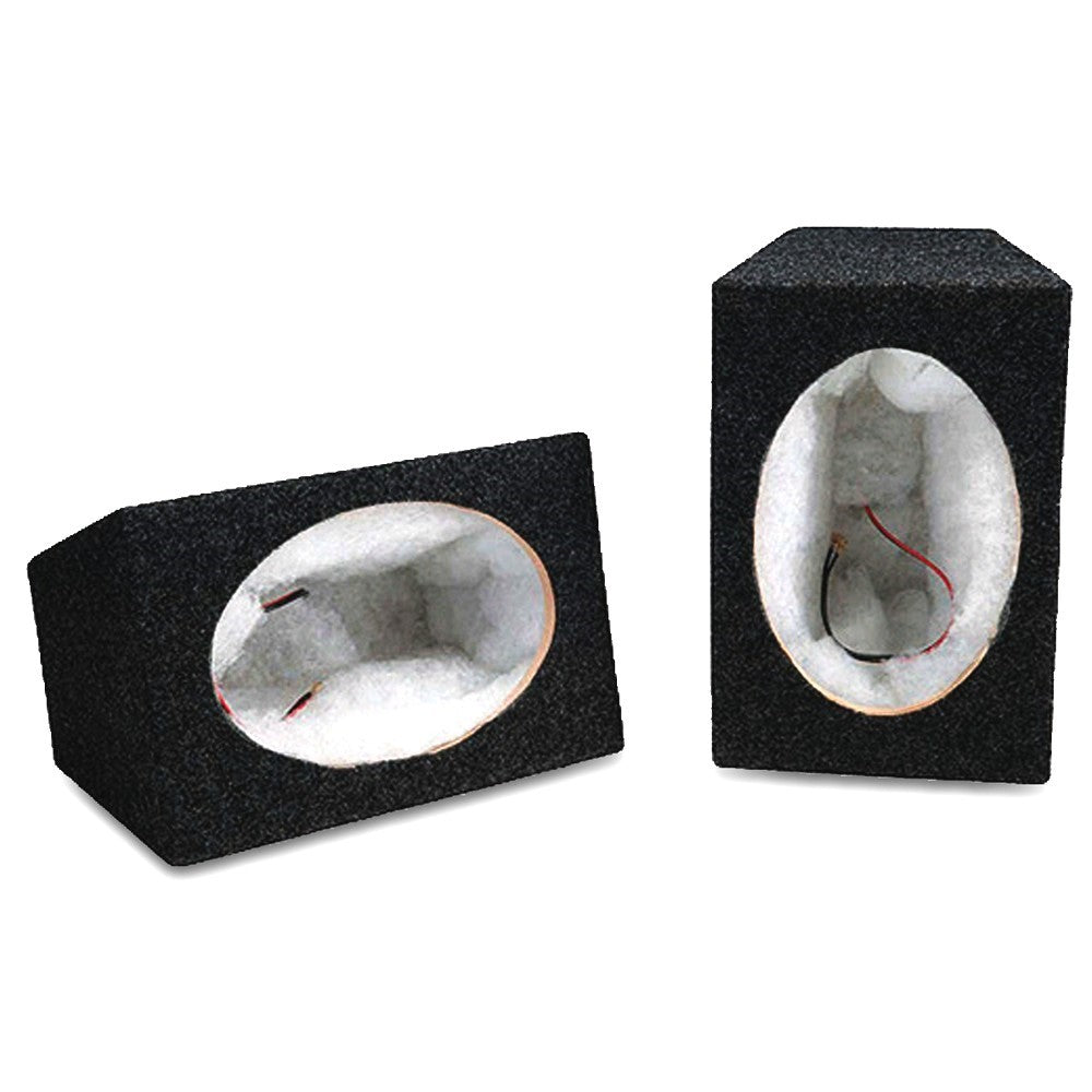 SPEAKER BOX 6" X 9" BLACK CARPET SMALL (PAIR) - SB6X9S