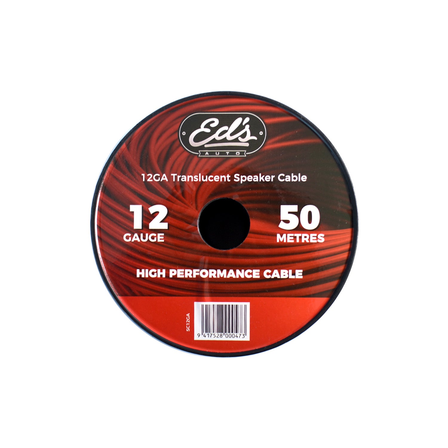 EDS 12 GAUGE CCA SPEAKER CABLE 50M TRANSLUCENT CLEAR - SC12GA