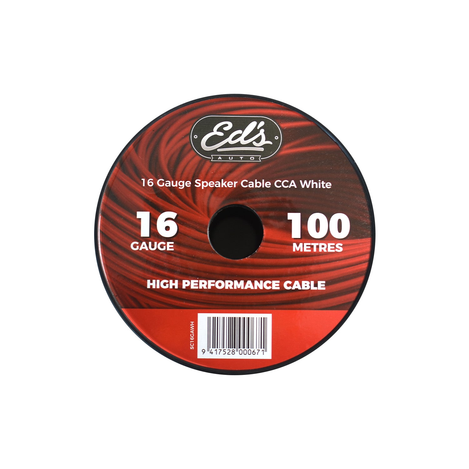 EDS 16 GAUGE SPEAKER CABLE CCA 100M WHITE - SC16GAWH