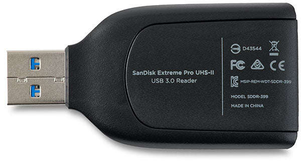 SANDISK EXTREME PRO SD UHS-II USB 3.0 CARD READER/WRITER - SDDR-399-G46