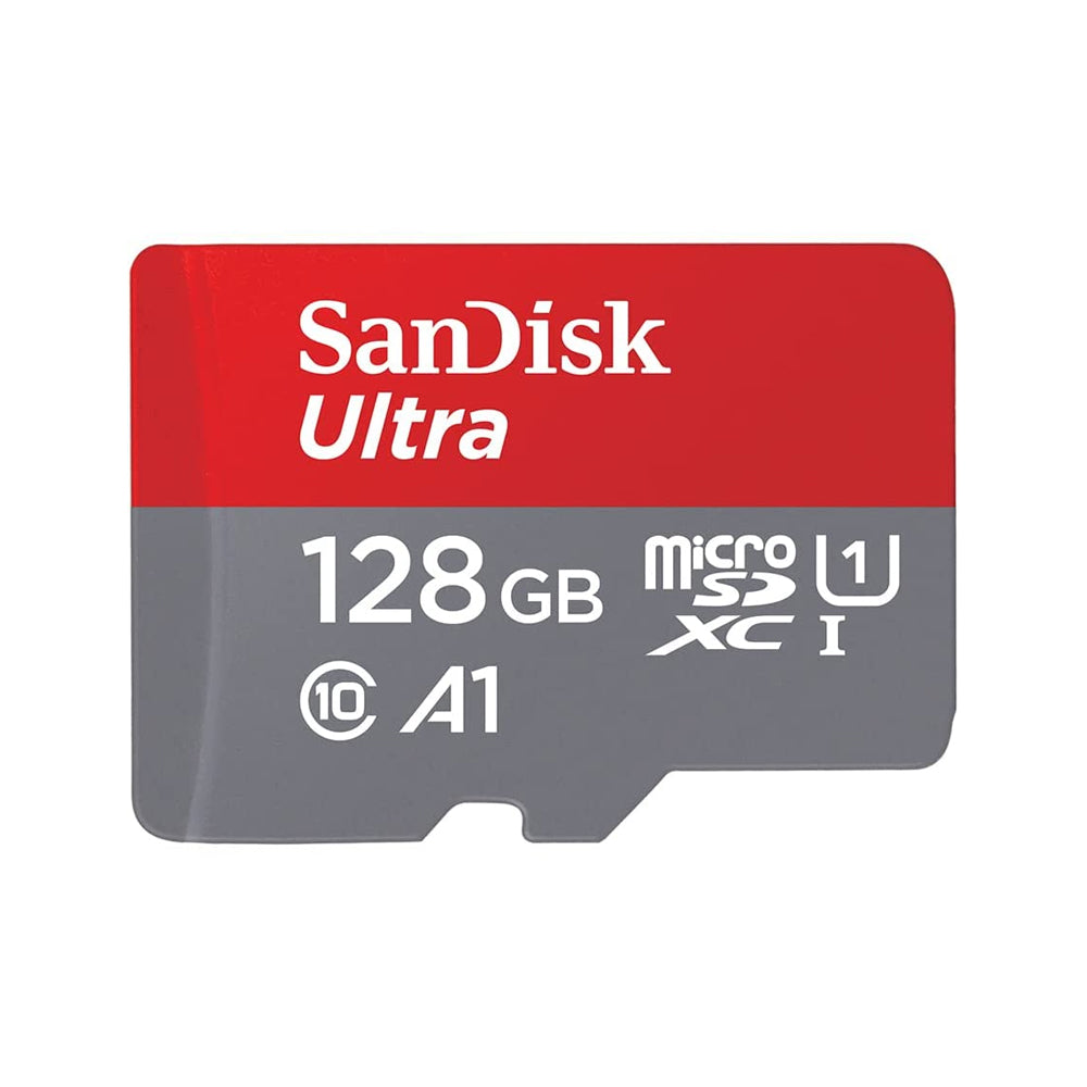 SANDISK ULTRA MICRO SDHC 128GB UP TO 140MB/S CLASS 10 A1 - SDSQUAB-128G-GN6MA
