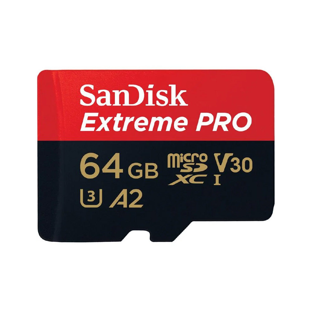 SANDISK EXTREME PRO MICRO SDHC 64GB UP TO 200MB/S CLASS 10  - SDSQXCU-064G-GN6MA