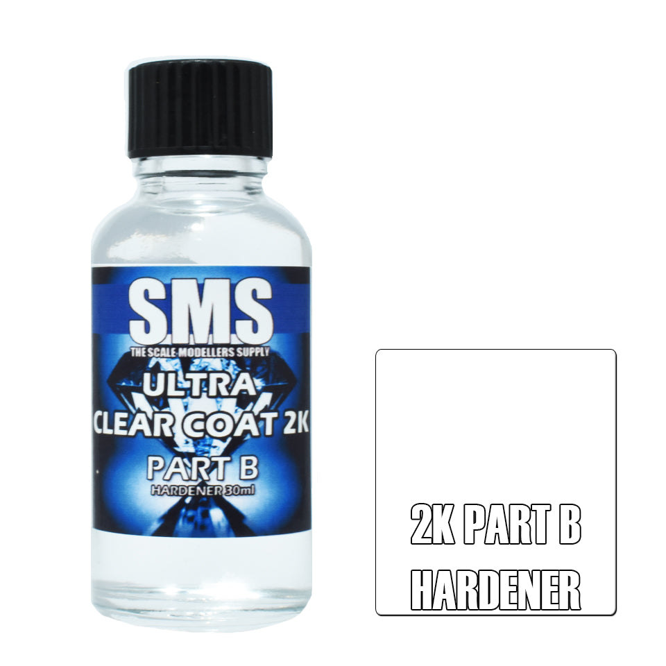 AIRBRUSH PAINT ULTRA CLEAR COAT 2K SET FOR SCALE MODELS - SET06
