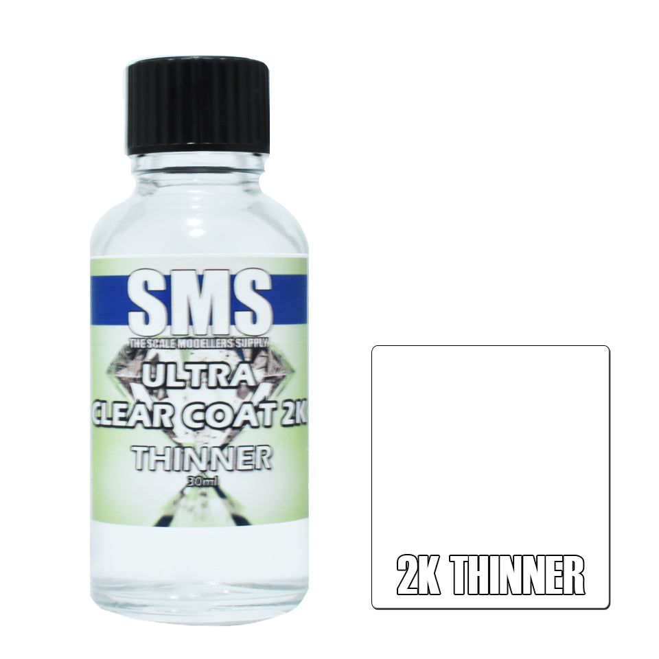 AIRBRUSH PAINT ULTRA CLEAR COAT 2K SET FOR SCALE MODELS - SET06