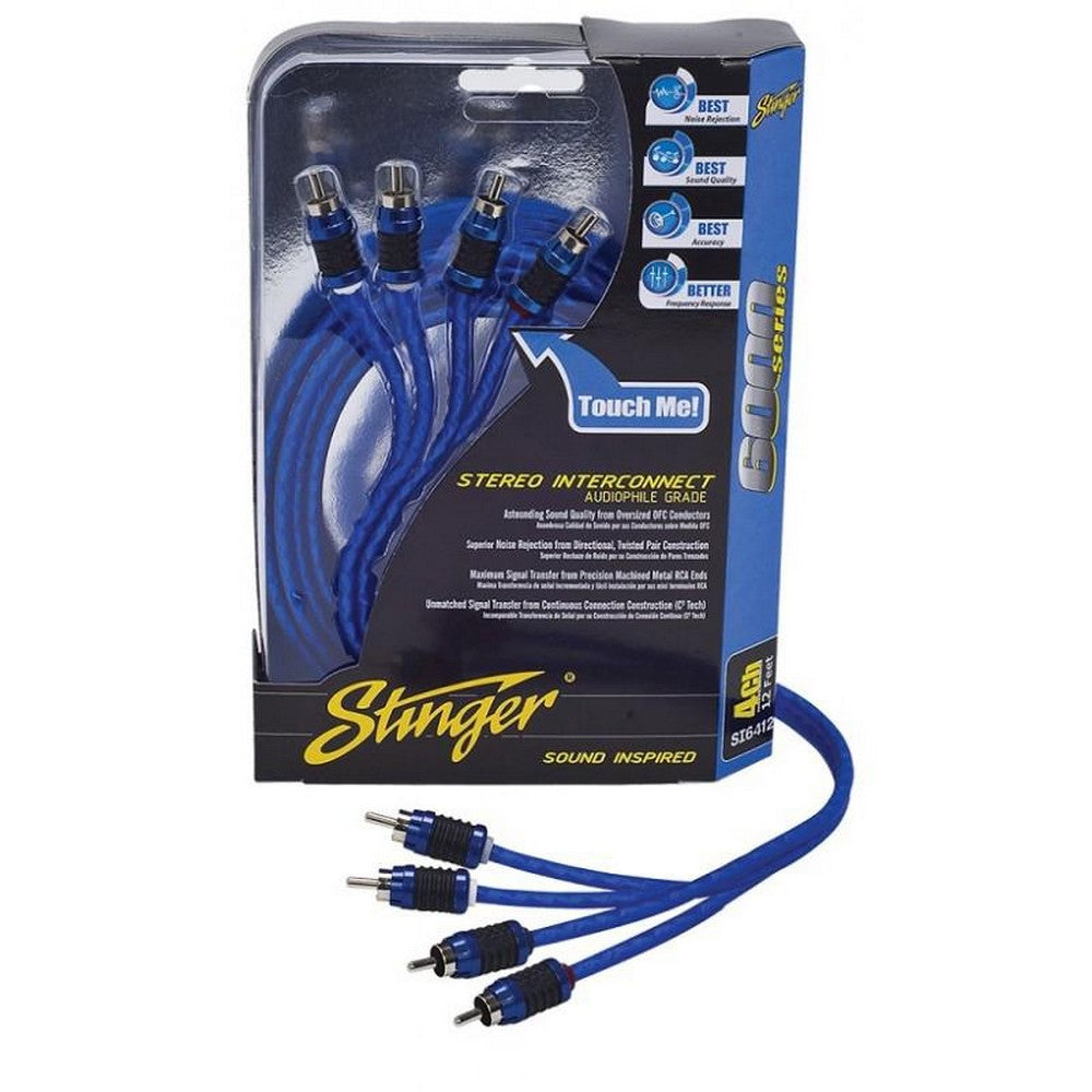 STINGER 5 METER OF 4-CHANNEL 6000 SERIES RCA CABLE - SI6417