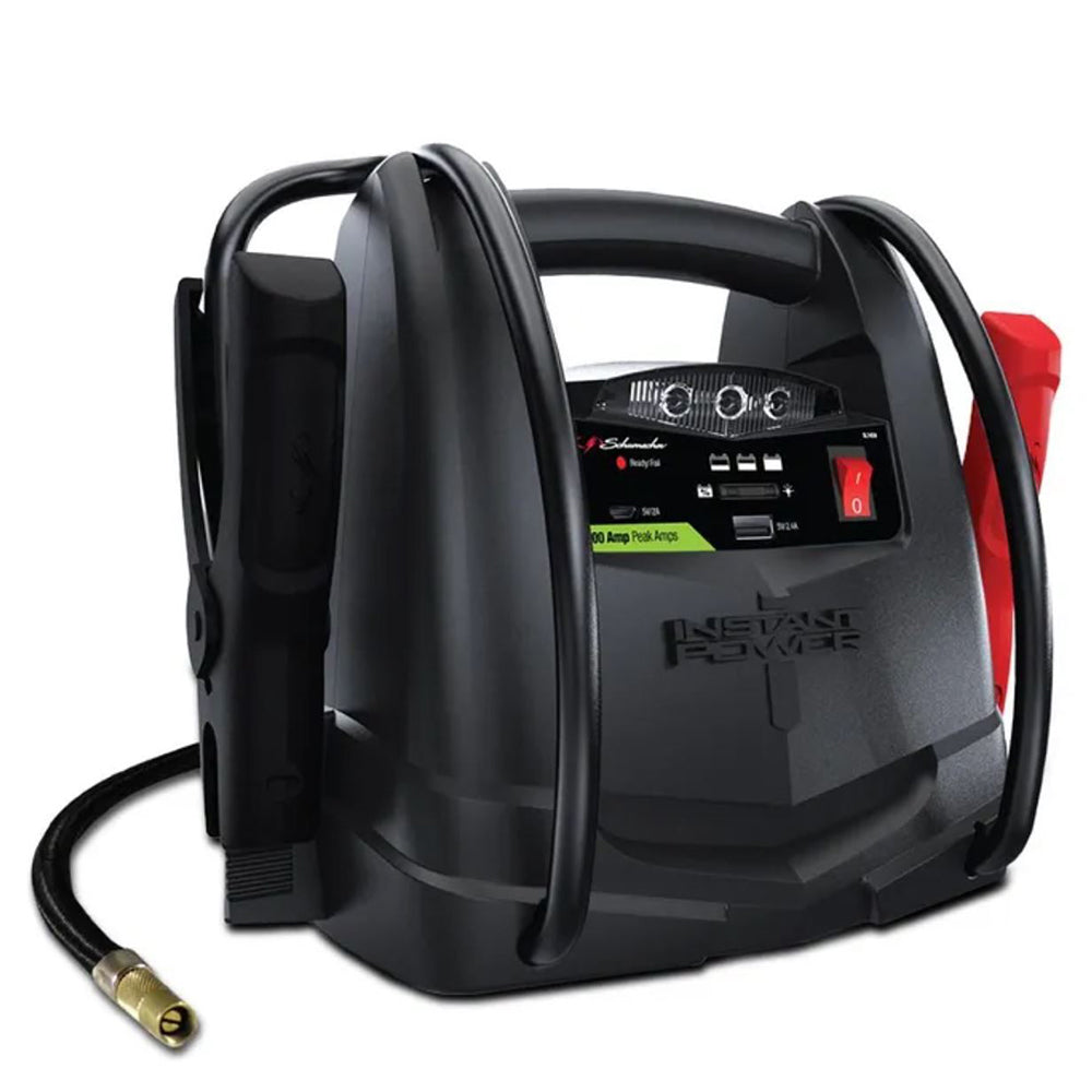 SCHUMACHER 12V JUMP STARTER AND 1200A POWER PACK WITH AIR COMPRESSOR - SL1439