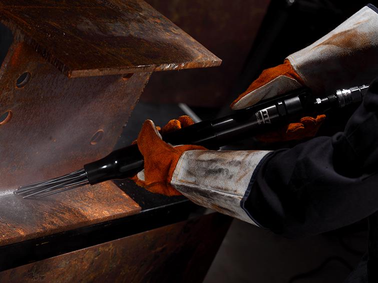 M7 AIR NEEDLE SCALER STRAIGHT 4600BPM 28MM STROKE - SN-1268