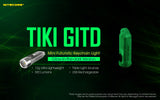 NITECORE GLOW IN THE DARK KEYLIGHT - TIKI GITD