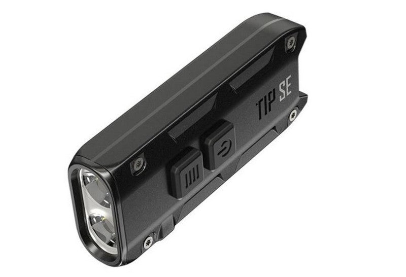 NITECORE 700 LUMEN RECHARGEABLE KEYCHAIN FLASHLIGHT BLACK - TIP SE BLACK