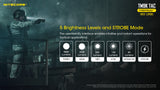 NITECORE TM9K TAC 9800 LUMEN USB-C RECHARGEABLE FLASHLIGHT - TM9KTAC
