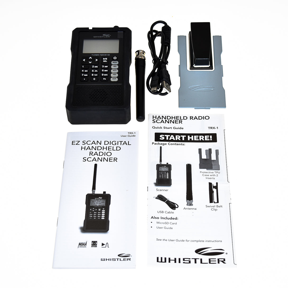 WHISTLER DIGITAL HANDHELD SCANNER RADIO - TRX-1E
