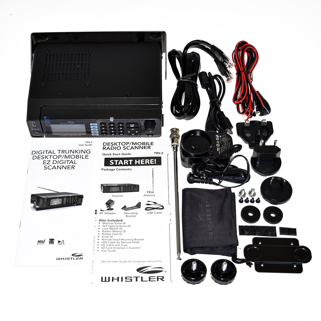 WHISTLER DIGITAL SCANNER RADIO MOBILE / DESKTOP - TRX-2E