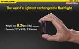 NITECORE TUBE UV RECHARGEABLE KEYCHAIN LIGHT - TUBE UV