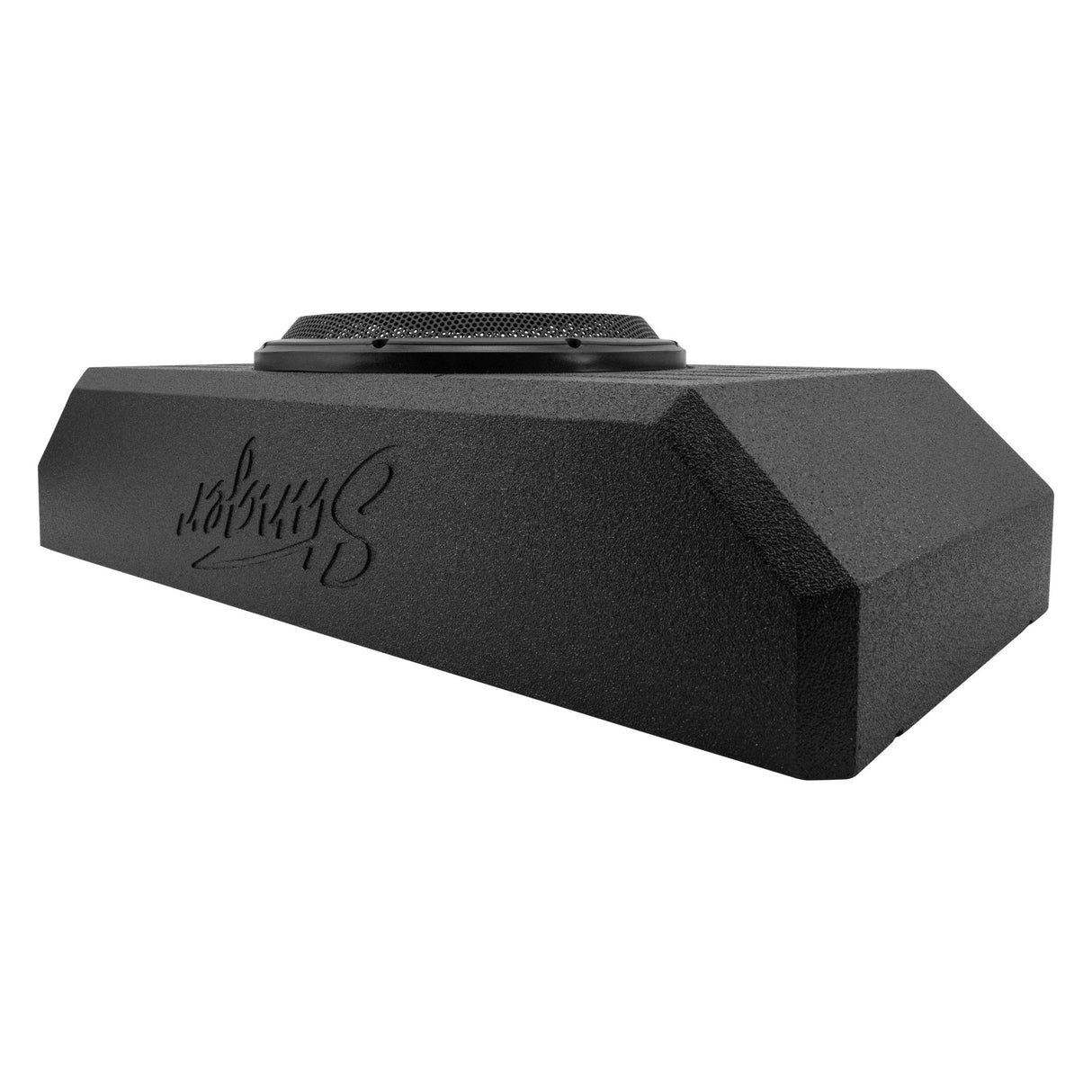 STINGER SWING GATE MOUNTED 12" SHALLOW SUBWOOFER ENCLOSURE FOR JEEP WR - TXJWB12